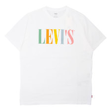 Levi's RELAXED TEE 90'S SERIF LOGO WHITE 69978-0038画像