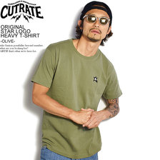 CUTRATE ORIGINAL STAR LOGO HEAVY T-SHIRT -OLIVE- CR-20SS030画像