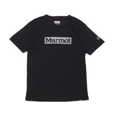 Marmot SQUARE LOGO H/S CREW BLACK TOMPJA45画像