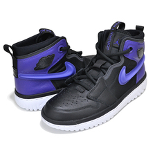 NIKE AIR JORDAN 1 HI REACT black/court purple-black AR5321-005画像