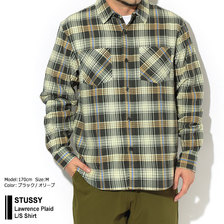 STUSSY Lawrence Plaid L/S Shirt 1110104画像
