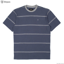 Brixton HILT STANDARD FIT S/S KNIT (WASHED NAVY/HEATHER GREY)画像