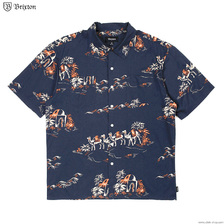 Brixton CRUZE S/S WOVEN (WASHED NAVY/GINGER)画像