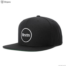 Brixton GATE IV MP SNAPBACK (BLACK)画像