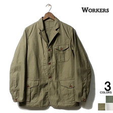 Workers Cruiser Jacket, Reversed Sateen, Reactive dyeing,画像