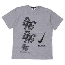 BLACK COMME des GARCONS &times; NIKE BRS TEE GRAY画像