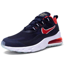 NIKE AIR MAX 270 REACT MIDNIGHT NAVY/CHILI RED/OBSIDIAN/WHITE/METALLIC GOLD CT1280-400画像