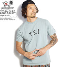 The Endless Summer TES 70s SURF LOGO T-SHIRT -SAX BLUE- FH-0574352画像