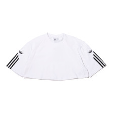 adidas CROP TEE WHITE FM1965画像