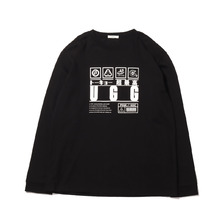 UGG PEPRESENT LS TEE BLACK画像
