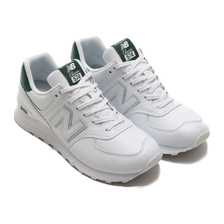 new balance ML574SNB WHITE/GREEN画像