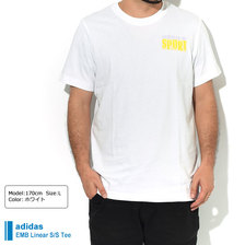 adidas EMB Linear S/S Tee Originals FM3373画像