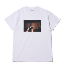 atmos EMBROIDERY PHOTO PRINT SNEAKER TEE WHITE AT20-KS1-WHT画像