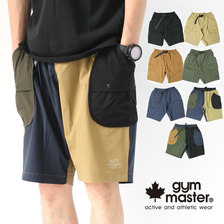 gym master Comfy ナイロン ドロップポケット ショーツ G421634画像