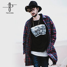 NO ID. フィッシュテールチェックロングSH 847006-462S画像