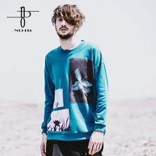 NO ID. BLACK クリップアートBIG-PO メンズ Tシャツ 447777-471T画像