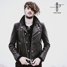 NO ID. オイルドホースレザーWライダースJKT 847203-474L画像