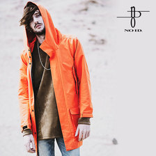 NO ID. ウィンドブレイクフーデッドハーフコート 847220-475C画像