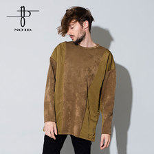 NO ID. ボンディングスウェット切替C/N-BIGプルオーバー 847006-483T画像