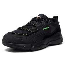 UMBRO BROCONIC RUNNER CLASSIC BLK/YEL/N.GRN/ORG UL1PKC25BK画像