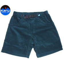 KAVU CORDUROY CHILLIWACK SHORTS bottel green画像