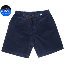KAVU CORDUROY CHILLIWACK SHORTS navy画像