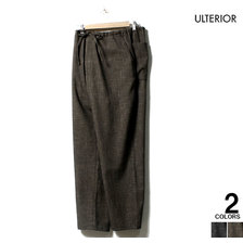 ULTERIOR BRUSHED SLUB TWEED DRAWSTRING PANTS ULPT10-20C37M画像