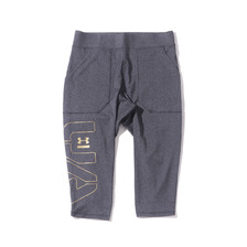 UNDER ARMOUR Perpetual Half Legging GRAY 1306382-001画像