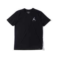 JORDAN BRAND AS M J JUMPMAN AIR EMBRD TEE BLACK/WHITE AH5297-010画像