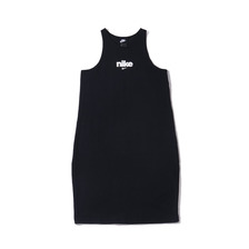 NIKE AS W NSW DRESS TANK VRSTY BLACK/SAIL CZ3073-010画像