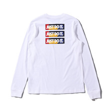 NIKE AS M NSW LS TEEJDISTICKRREPEAT WHITE CU7391-100画像