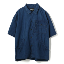 Schott &times; REMI RELIEF &times; UncutBound ユーティリティ半袖シャツジャケット画像