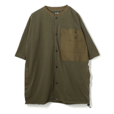 Schott &times; REMI RELIEF UncutBound ハーフスリーブカーディガン画像