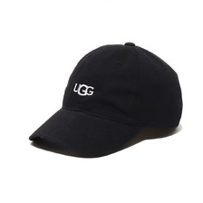 UGG UGG LOGO 6 PANEL CAP BLACK 20SS-UGHA01画像