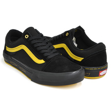 VANS OLD SKOOL PRO BMX (LARRY EDGAR) BLACK / YELLOW VN0A45JUW8Q画像