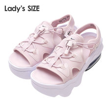 NIKE WMNS AIR MAX KOKO SANDAL BARELY ROSE/BLACK-WHITE CI8798-601画像