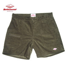 Battenwear CORDUROY LOCAL SHORTS olive画像