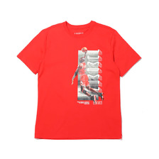 JORDAN BRAND AS M J LGC AJ11 SS TEE 2 UNIVERSITY RED CW0860-657画像