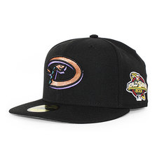NEW ERA ARIZONA DIAMONDBACKS 59FIFTY FITTED CAP BLACK NR11783659画像