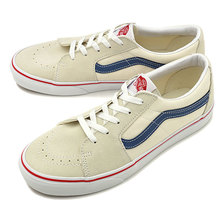 VANS SK8-LOW CLASSIC WHITE/NAVY VN0A4UUK24I画像