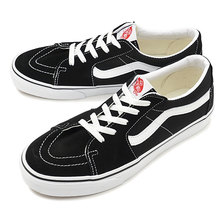 VANS SK8-LOW BLACK/TRUE WHITE VN0A4UUK6BT画像