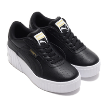 PUMA CALI WEDGE WNS BLACK/WHITE 373438-02画像