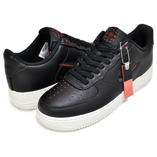 NIKE AIR FORCE 1 07 PREMIUM blk/blk-safety org-sail CK4392-001画像