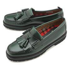 FRED PERRY &times; G.H.BASS TASSEL LOAFER BOTTLE GREEN SB8071-L24画像