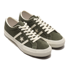 CONVERSE STAR&BARS SUEDE OX OLIVE 35200180画像