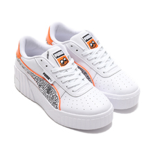 PUMA CALI WEDGE MR DOODLE WHITE/BLACK/RED 374210-01画像