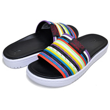 NIKE WMNS JORDAN MODERO 2 SLIDE VP multi-color/gym red-white CU2708-901画像