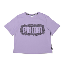 PUMA &times; MR DOODLE CROPPED TEE PURPLE ROSE 598654-88画像
