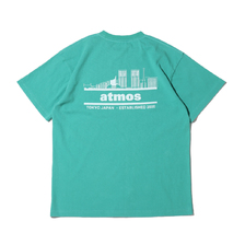 atmos OVERDYED CITY-LINE TEE GREEN AT20-029画像