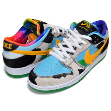 NIKE SB DUNK LOW PRO QS BEN & JERRYS white/university gold CU3244-100画像